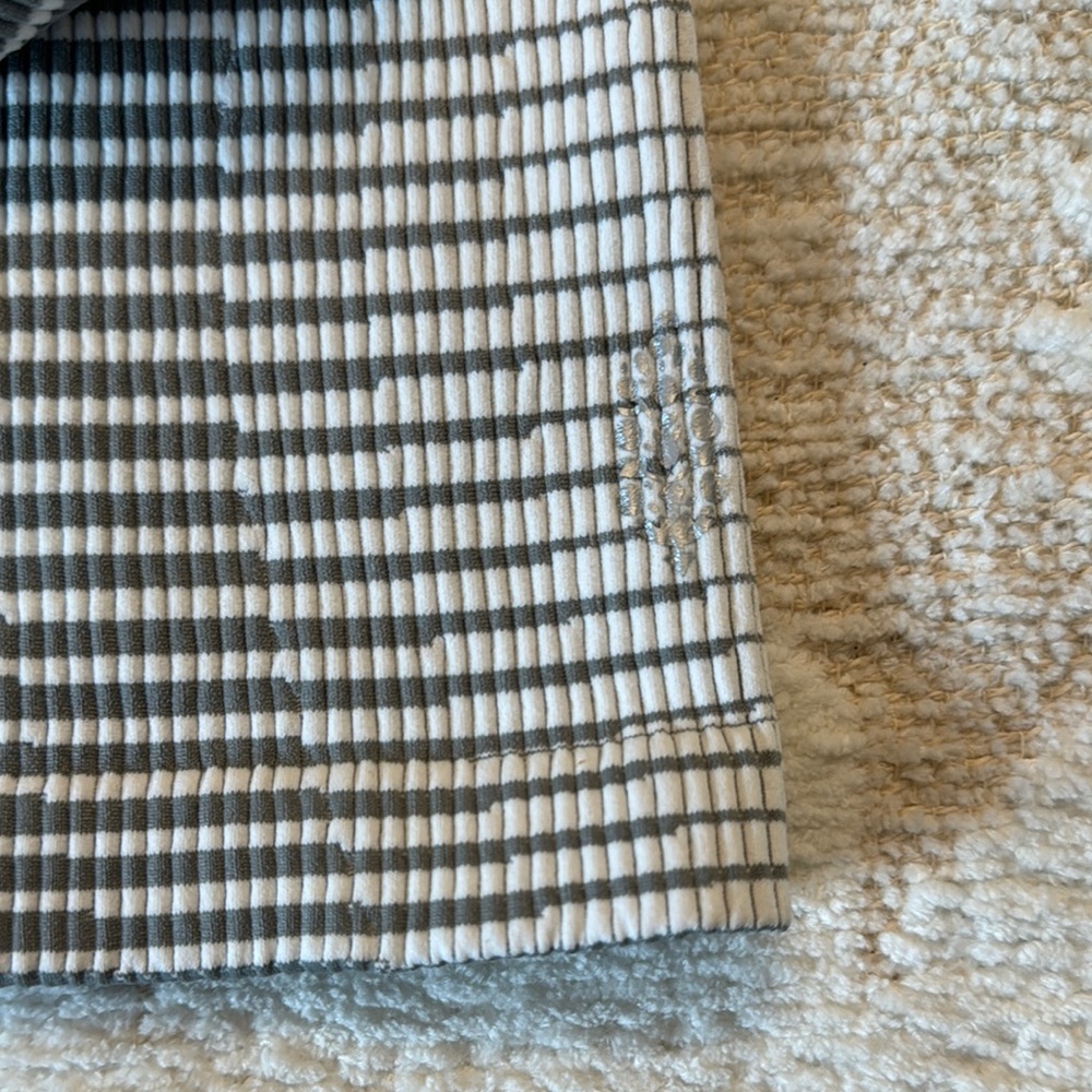NWT Free People Movement Gray & White Stripe Cropped Tank Top size M/L - Picture 5 of 10